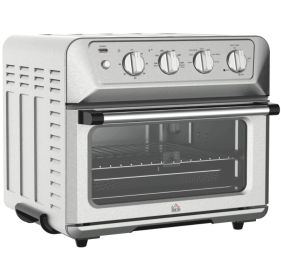 W2225140828   Air Fryer Toaster Oven, 21QT 7-in-1 Convection Oven Countertop, Pizza, Warm, Broil, Toast, Bake and Air Fry, 4 Accessories Included