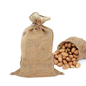 1PC 22inch*36inch Jute Food Storage Bag With String, An Eco-Friendly Food Storage Bag, A Kitchen Essential (Option: 22inch36inch)