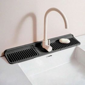 1pc Silicone Stove Top Covers Heat Resistant, Non Slip, Easy Clean For Electric Stove, Glass Top Stove Kitchen Accessories Perfect Gift For House (Option: 23 x 5.5-NY black)