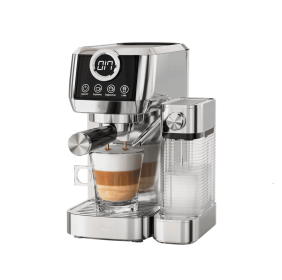 PSH13A   1350W Semi-Automatic Coffee Maker with 20Bar ULKA High-Pressure Pump, 1.8L Water Tank, 51mm Ground Coffee Mill (PSH13A: PSH13A)