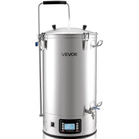 VEVOR Beer Brewing Equipment, Beer Maker with Anti-Burn Pump and Wort Chiller,3000W All-in-One Home Brewing Kit with Digital Control (size: 16 Gal/60L)