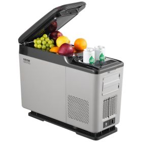 VEVOR Portable Car Refrigerator Freezer Compressor Single Zone for Car Home (size: 15 L)